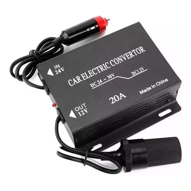 Inversor Convertidor Dc-dc 24v To 12v 20a Encendedor