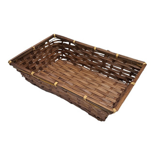 Canasta Charola De Mimbre Rectangular #310554 Canasta Charola De Mimbre Rectangular #310554