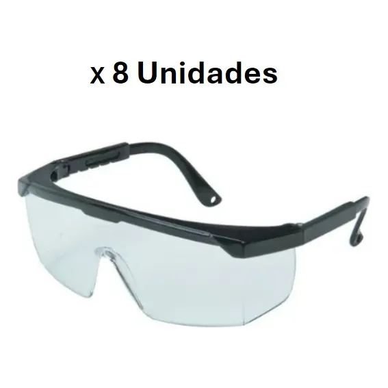 Lentes De Seguridad Industrial Transparente Ajustable