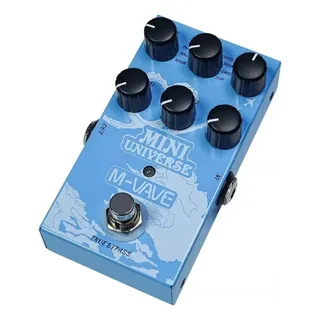 Pedal De Efeitos Mini Universe Reverb Digital 9 Tipos Cor Azul Pedal De Efeitos Mini Universe Reverb Digital 9 Tipos Cor Azul