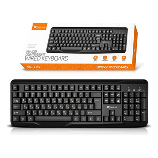 Teclado Com Fio Usb Office Xtrike-me Kb-229en PadrĂŁo Ansi Teclado Com Fio Usb Office Xtrike-me Kb-229en PadrĂŁo Ansi