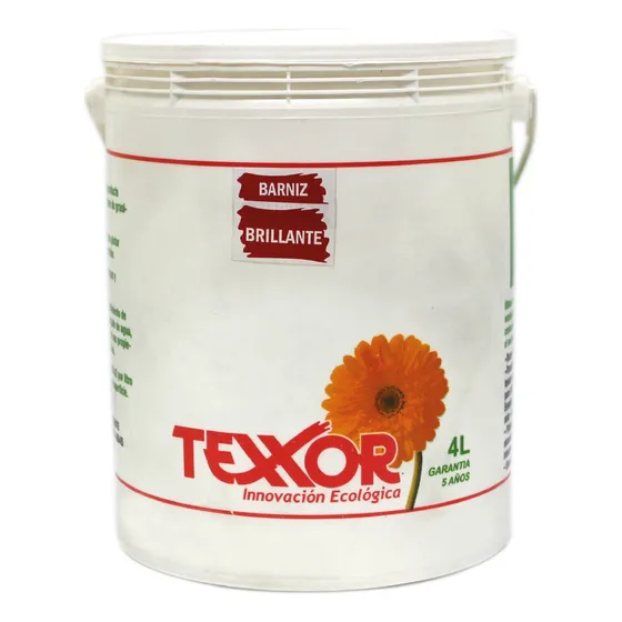 Barniz Al Agua Sin Solvente 4 Lts Texxor
