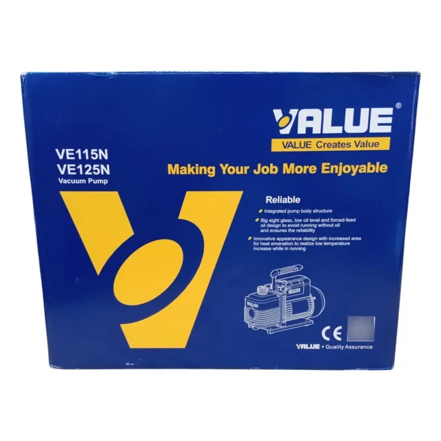 Bomba De Vacío 1/4hp 2cfm 1 Etapa Marca Value 110v