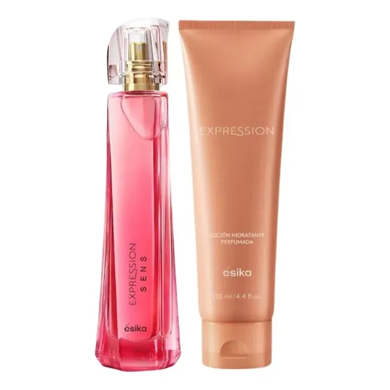 Esika Expression Sens 50ml Perfume Mujer + Crema 130ml