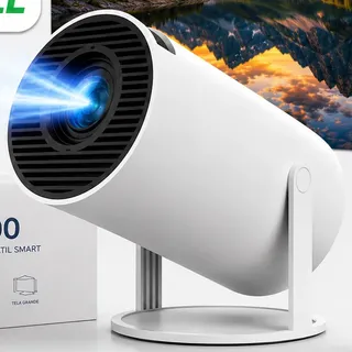 Projetor Smart Portátil 4k Full Hd Wifi Bluetooth Hy300 Branco 127/220v