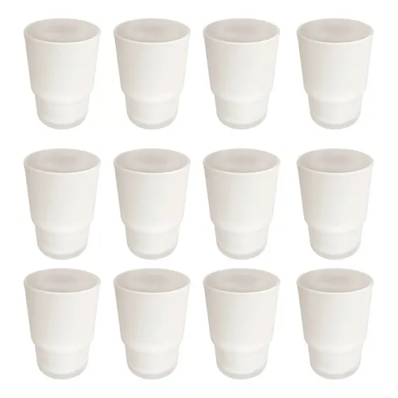 Set De 12 Vasos Para Accesorios De Baño Belta-g 