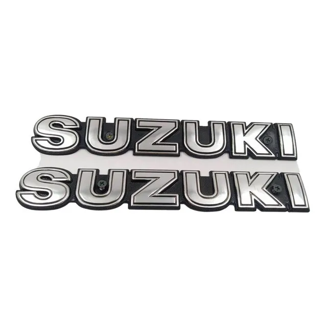 Par Emblemas Laterales Tanque Suzuki Ax-100 Envío Gratis