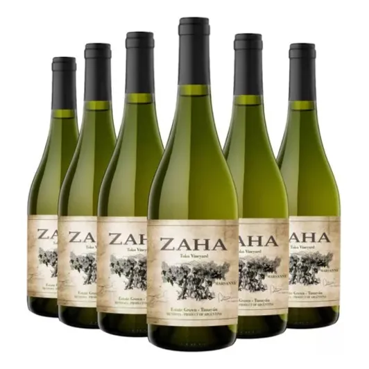 Vino Blanco Zaha Marsanne Bodega Teho 750ml Pack X 6u