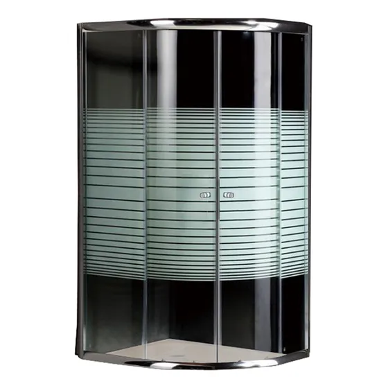 Esatto® Cancel Baño Curv S/base C/ray 90x90x185 Ca-009r