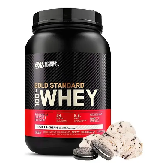 Suplemento Optimum Nutrition Proteína sabor Cookies & Cream | Cuotas sin interés