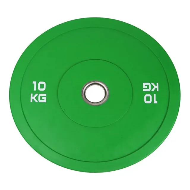 Bumper Plate 10kg Disco Olímpico Musculación Gym - Sportex