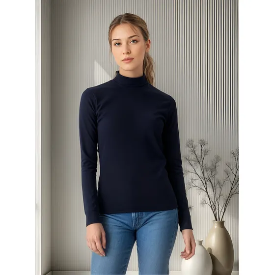 Media Polera Térmica Frizada Mujer- Suery