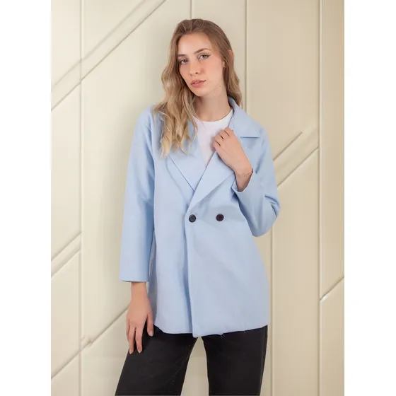 Saco Tapado Mujer Paño Formal Talles Grandes Elegante 