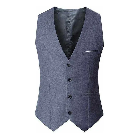 Chaleco Hombre Casual Traje  Vestir Chaqueta Sin Camisa