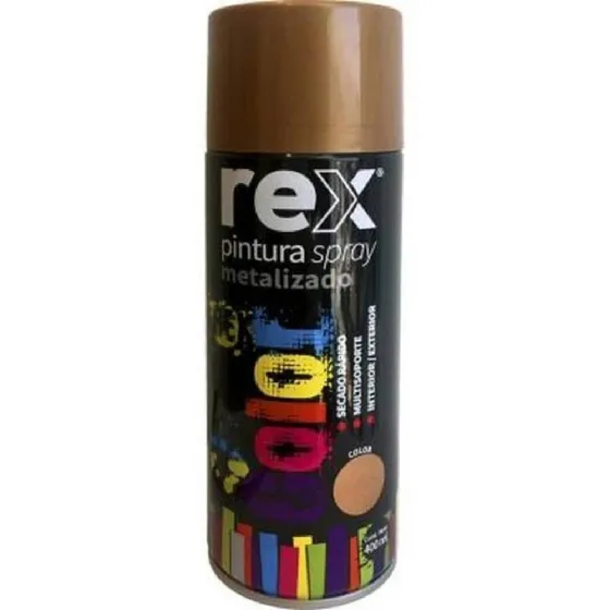 Pintura En Spray Cobre Metalizado Rex - Mosca