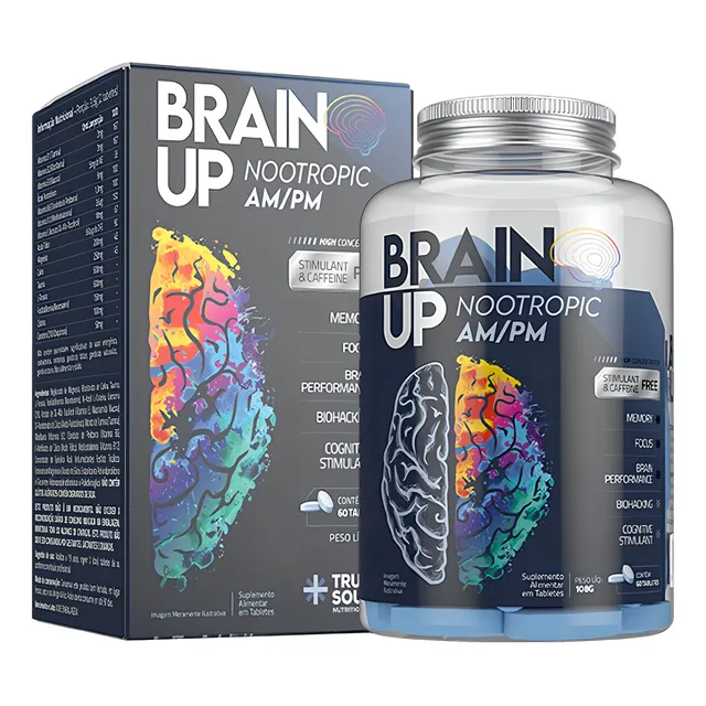Nootrópico Brain Up Am/pm 60 Tabletes True Source 