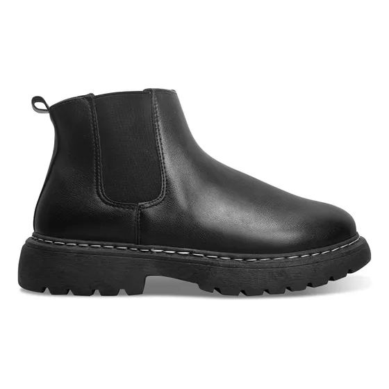 Zapatos Altos De Cuero Para Hombre Y Botas Martin Negras