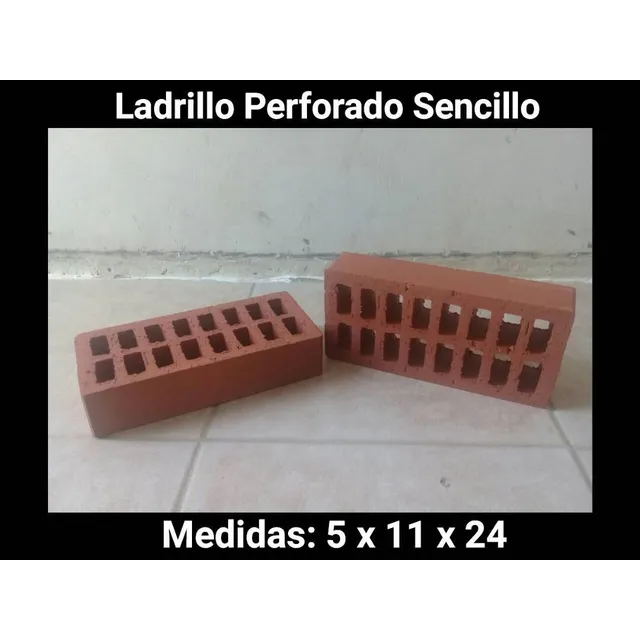 Ladrillo Perforado Sencillo 