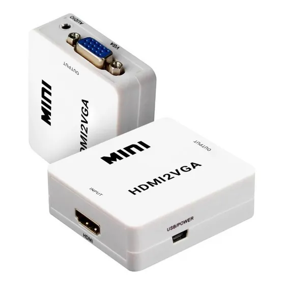 Conversor Adaptador Hdmi A Vga Con Audio 1080p Diginet
