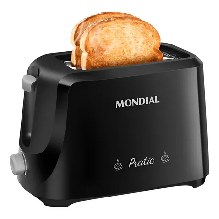 Tostador De Pães Pratic, Mondial, 700w - T-18 Preto 220v