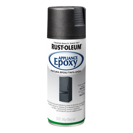 Aplicacion Epoxi Rust Oleum Acero Inoxidable Negro 340g