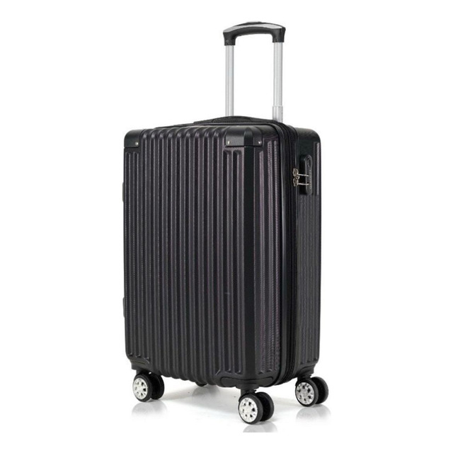 Ygm Malas Mala 2040 Preto 55 Cm X 35cm X 25cm 10kg Com Ziper Extensor Abs Rodinhas 360 Lev... Ygm Malas Mala 2040 Preto 55 Cm X 35cm X 25cm 10kg Com Ziper Extensor Abs Rodinhas 360 Lev...
