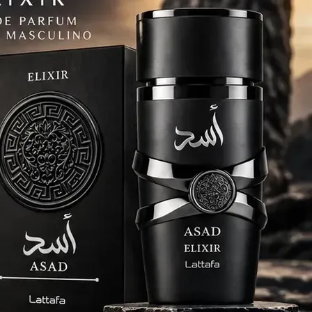 Lattafa Asad Elixir Masculino 100ml Eau de parfum