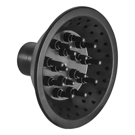 Difusor Secador Cabelo Cachos Universal Taiff Vários Modelos - Preto