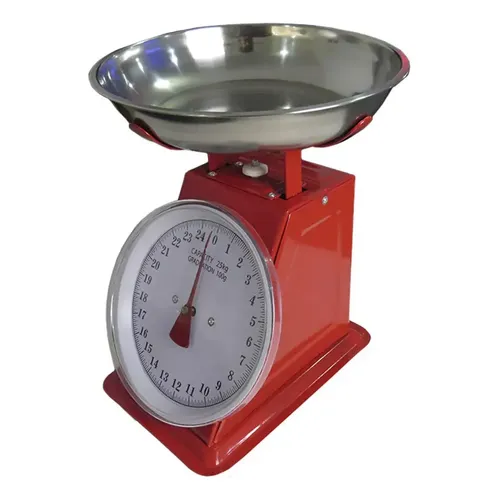 Balança Cozinha Mesa Profissional Retro Vintage Vermelha 30k
