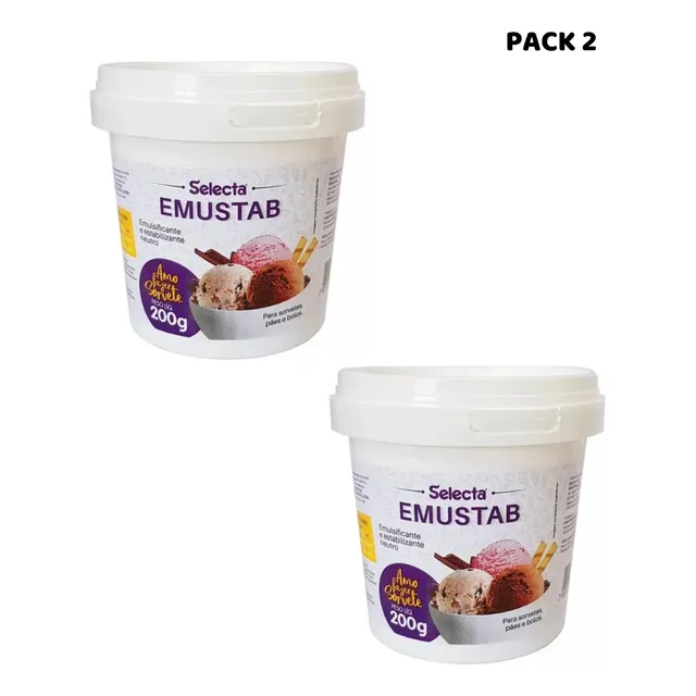 Pack 2 Emustab Emulsificante Emulsionante Repostería