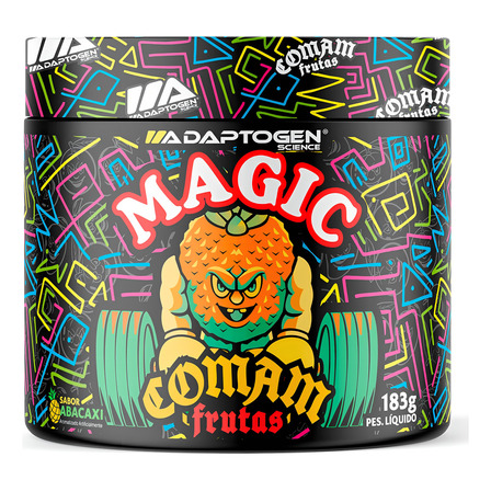 Magic Comam Pré Treino Pote 183g Adaptogen Magic Comam Pré Treino Pote 183g Adaptogen