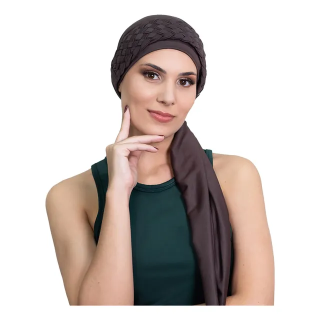 Turbante + Trança Larga : Tratamento Quimio Câncer