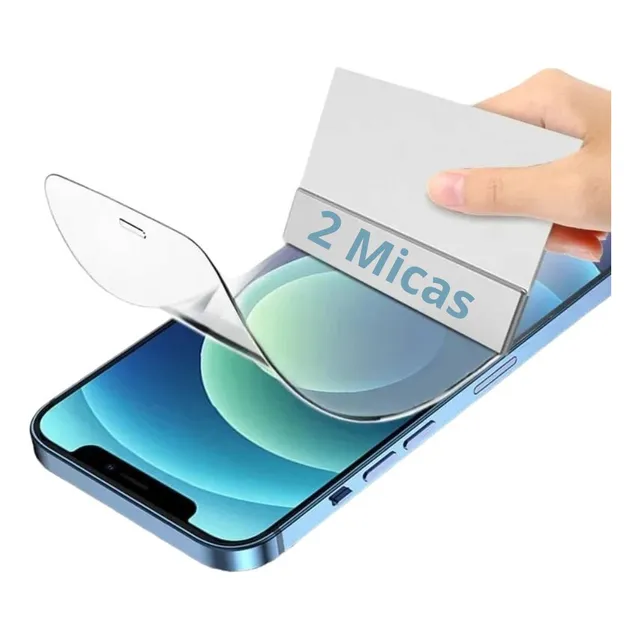 Mica Hidrogel Para iPhone Hydrogel Pantalla 2 Piezas