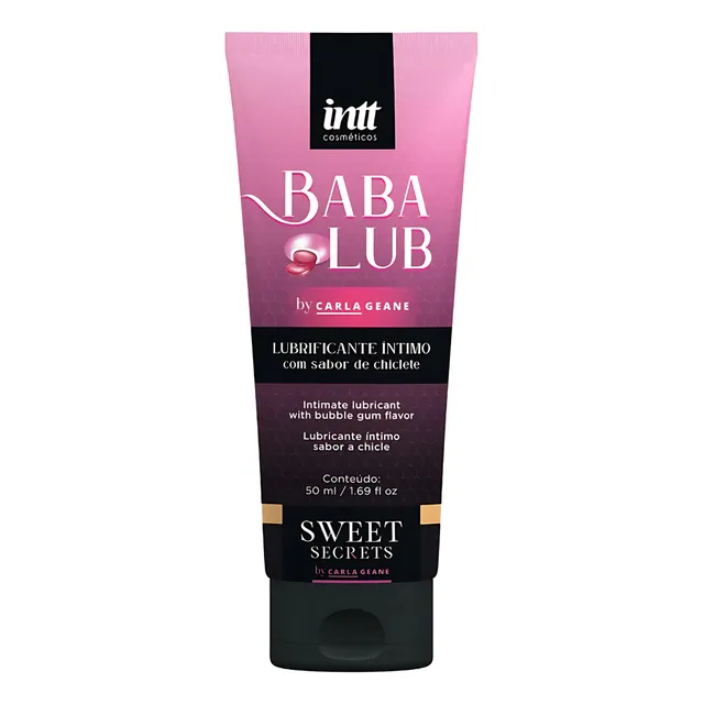 Gel Lubrificante Beijável Intt 50ml Sabor Chiclete