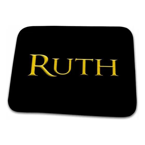 Ruth Hermoso Nombre Niña America Amarillo En.. Alfombra Baño