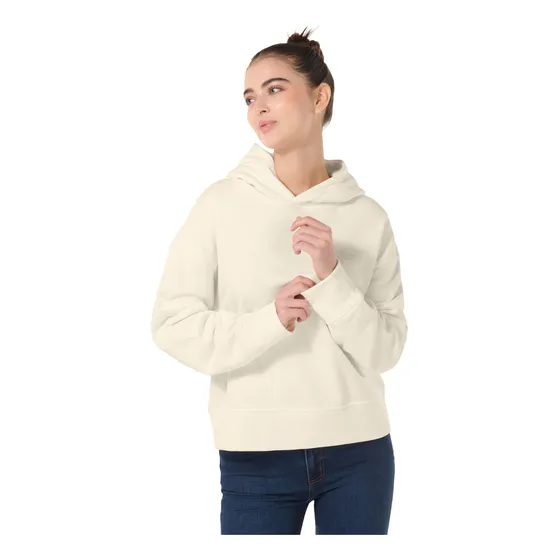 Buzo Hoodie Con Capota Para Mujer Blanco Zinnia Totto
