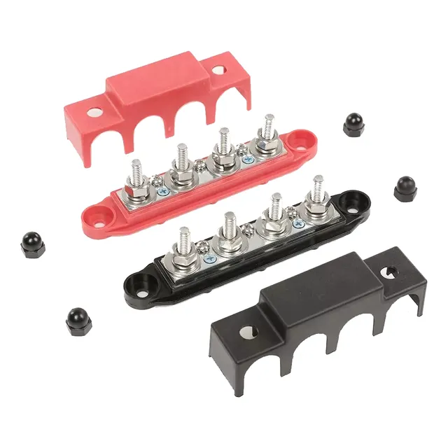 Par Busbar 250a 4p Con Cover Positiva + Negativa