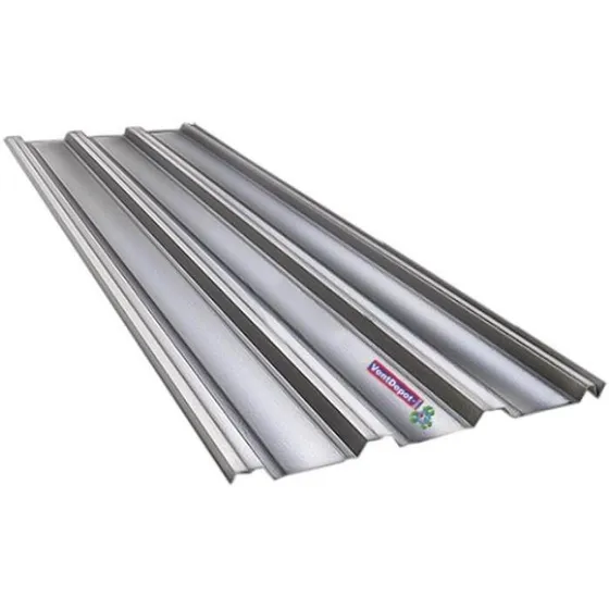 Techo Galvanizado Acanalado, Mxlrn-027, 1.22x4.27m, Calibre Color Gris