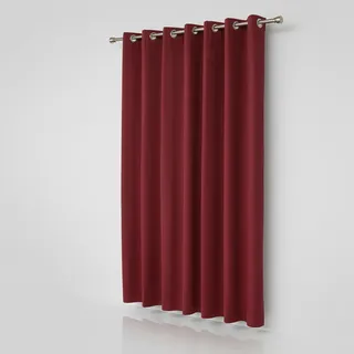 Cortina Blackout Com Voil 2 1 Corta Luz 2,80x2,20 Vermelh Vermelho