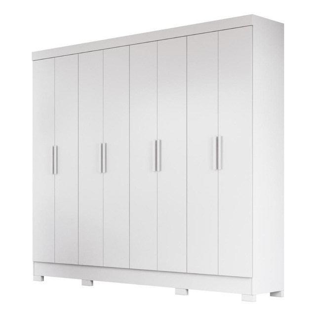 Guarda Roupas Casal 8 Portas 4 Gavetas Branco Guarda Roupas Casal 8 Portas 4 Gavetas Branco