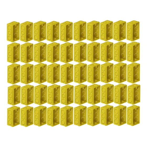 Kit 50un Caixa Luz 4x2 Tigre Caixa De Tomada Embutir Padrão