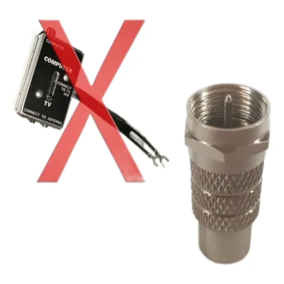 Adaptador Rf Para Video Games Clássicos Para Tv Modernas - Conectar Diretamente O Cabo Rca Do Console
