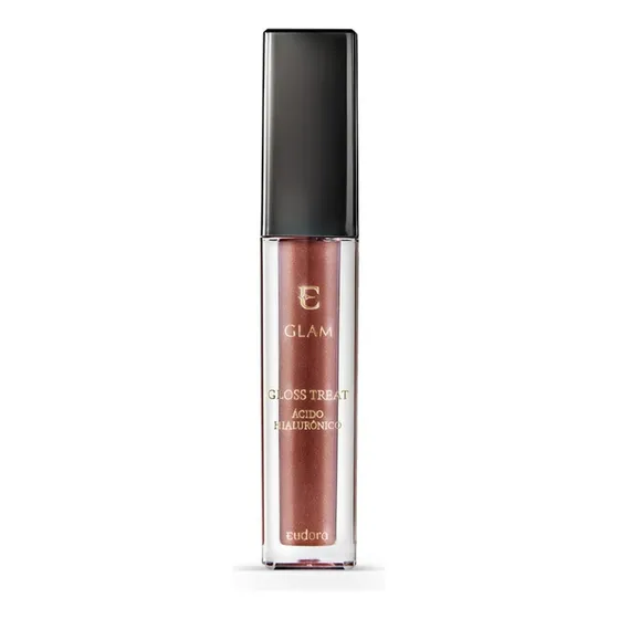 Gloss Glam Treat Ácido Hialurônico Avelã Sutil 5,4ml Acabamento Brilhante