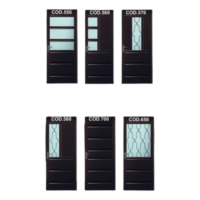 Puertas De Chapa Simple Varios Modelos 0.8.x2.10 Barraca Td