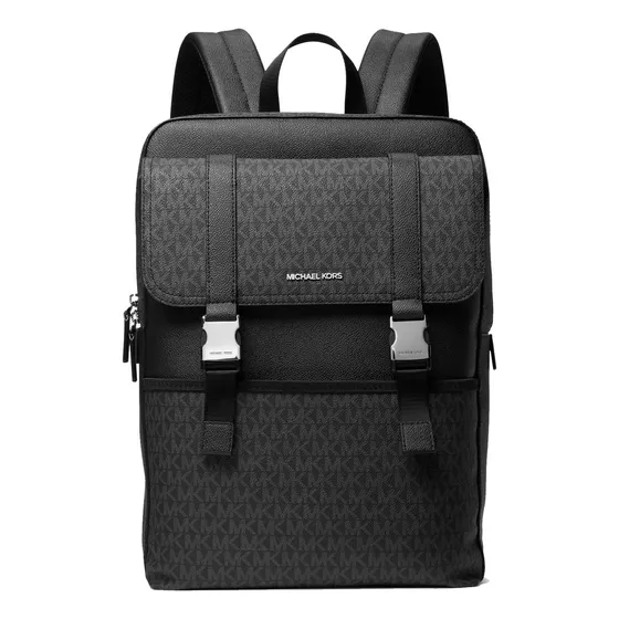 Mochila masculina preta Michael Kors Cooper Sport Logo