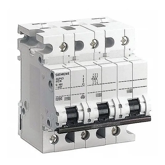 Interruptor Riel Din 3p 125amp 400v 10ka C Siemens 5sp4392-7