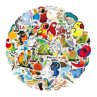 Pajaros Aves 50 Calcomanias Stickers D Pvc Vs Agua Pericos Pajaros Aves 50 Calcomanias Stickers D Pvc Vs Agua Pericos
