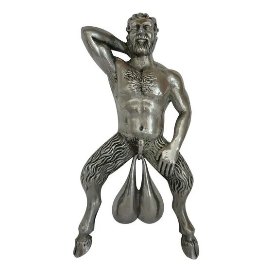 Divertido Hombre Viejo Con Colgante Especial Aldaba Puerta C