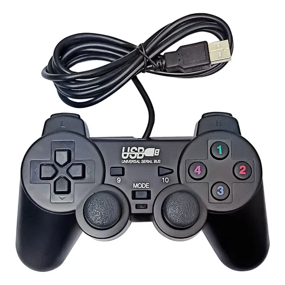 Control Mando Gamepad Usb Pc Playstation Ps2 Ps3 Dual Shock