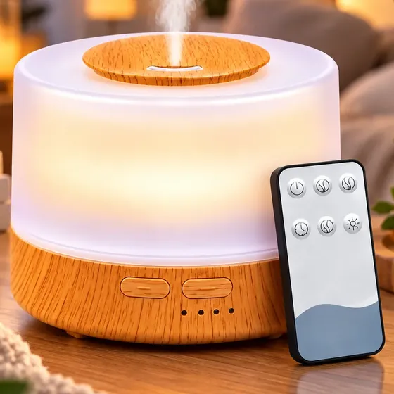Umidificador De Ar E Aromatizador 700ml Ultrassônico